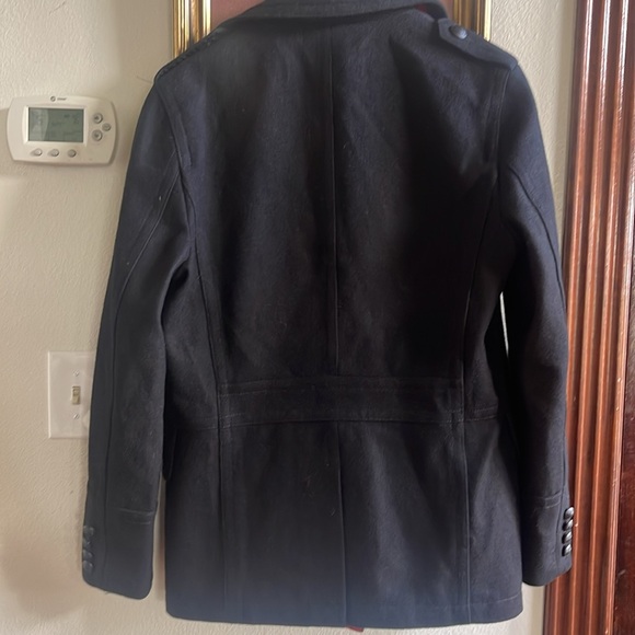 Express Men’s Wool Military Peacoat - Picture 8 of 10